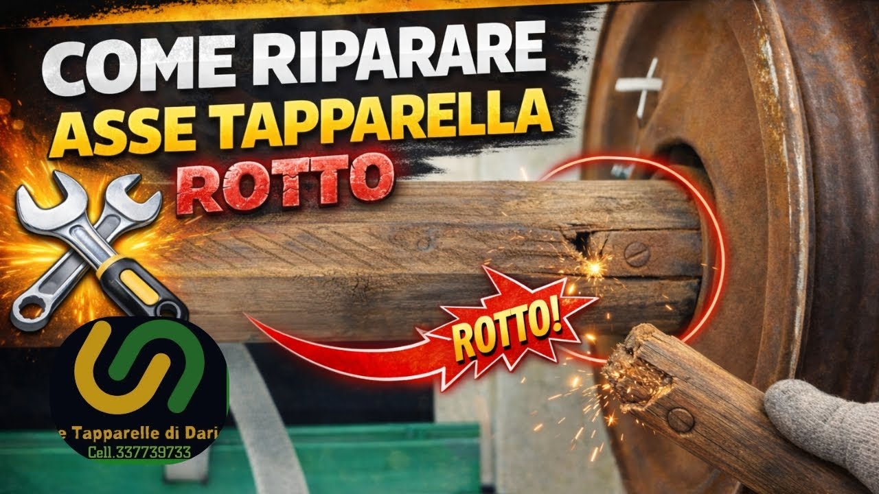 Asse Tapparella in Legno Danneggiato: Soluzione Facile ed Economica