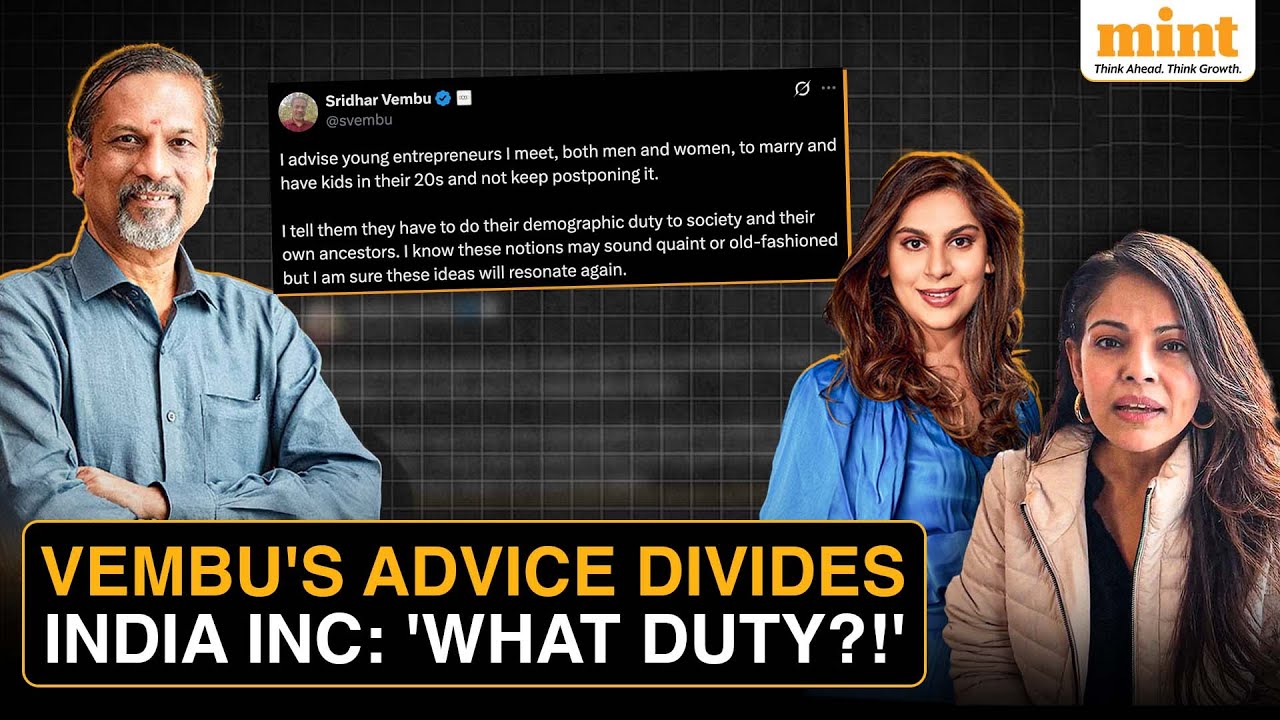 Shark Tank Judge Trains Guns On Sridhar Vembu Over 'Marry In Your 20s Advice', Throws 'Real Numbers'
