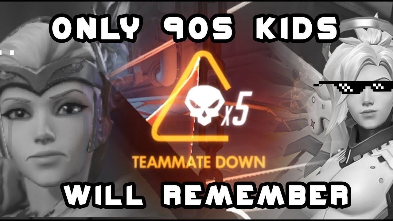 OVERWATCH - Only 90's Kids Remember...  [Mercy 1.0 HUGE REZ montage]