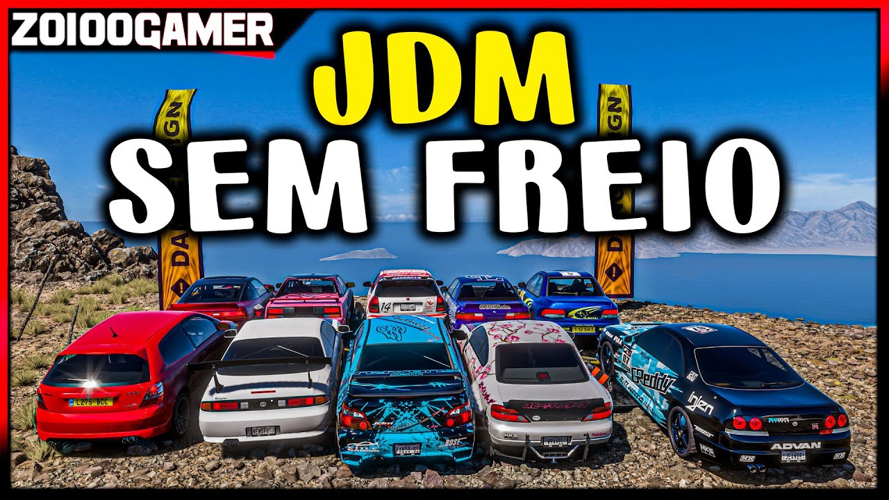 LADEIRA SEM FREIO COM CARROS JDM - FORZA HORIZON 5