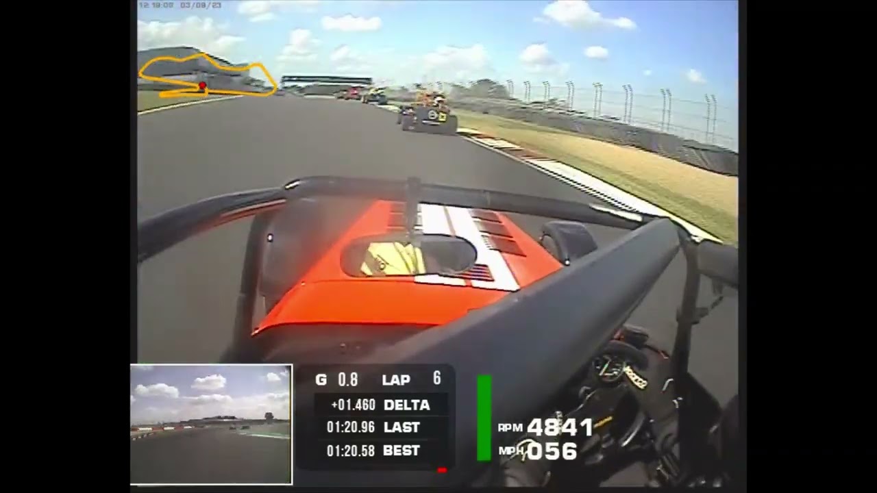 Caterham Graduates, Race 2 from the 135 class at Donington National, 3rd September 2023