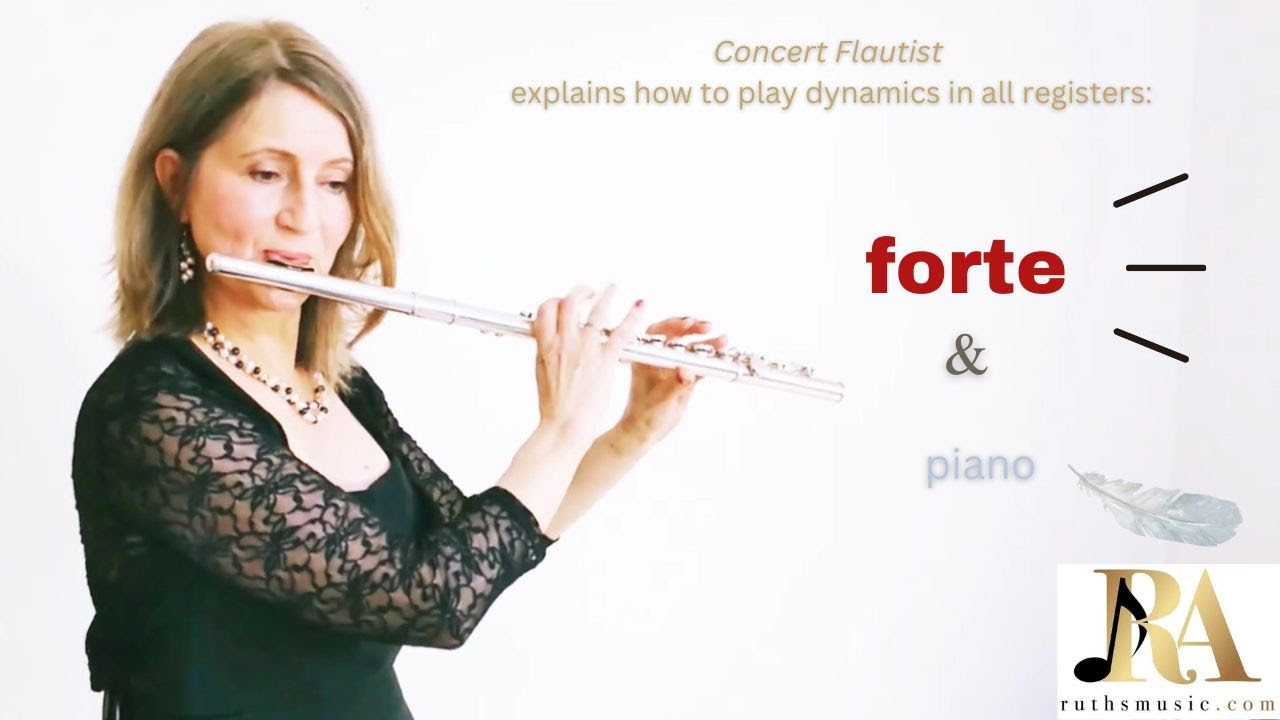 Dynamics on flute - how to play forte in low register and piano in high register