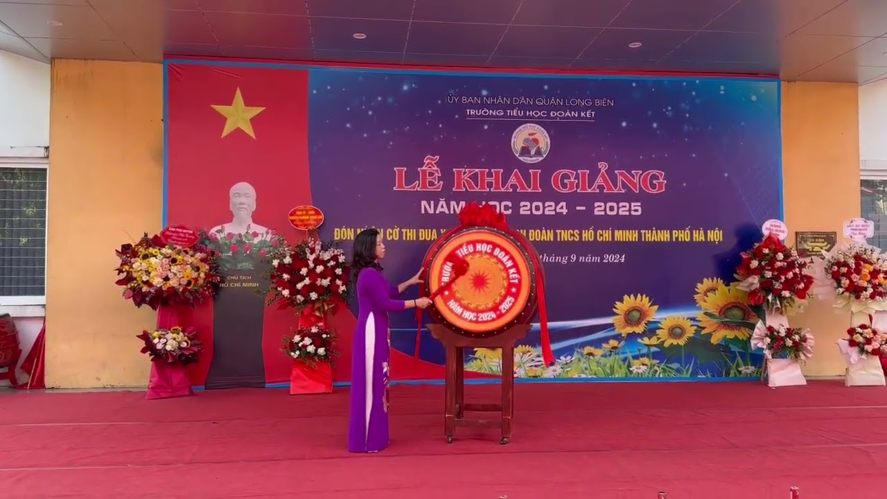 Đánh trống khai trường năm học 2024-2025