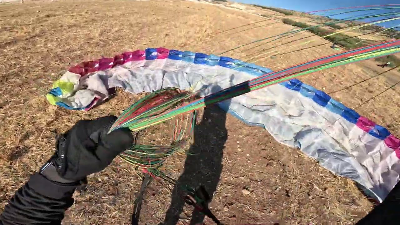 Gaziantep Sakçagözü Takeoff Yamaç Paraşütü P5 Eğitim Uçuşu
