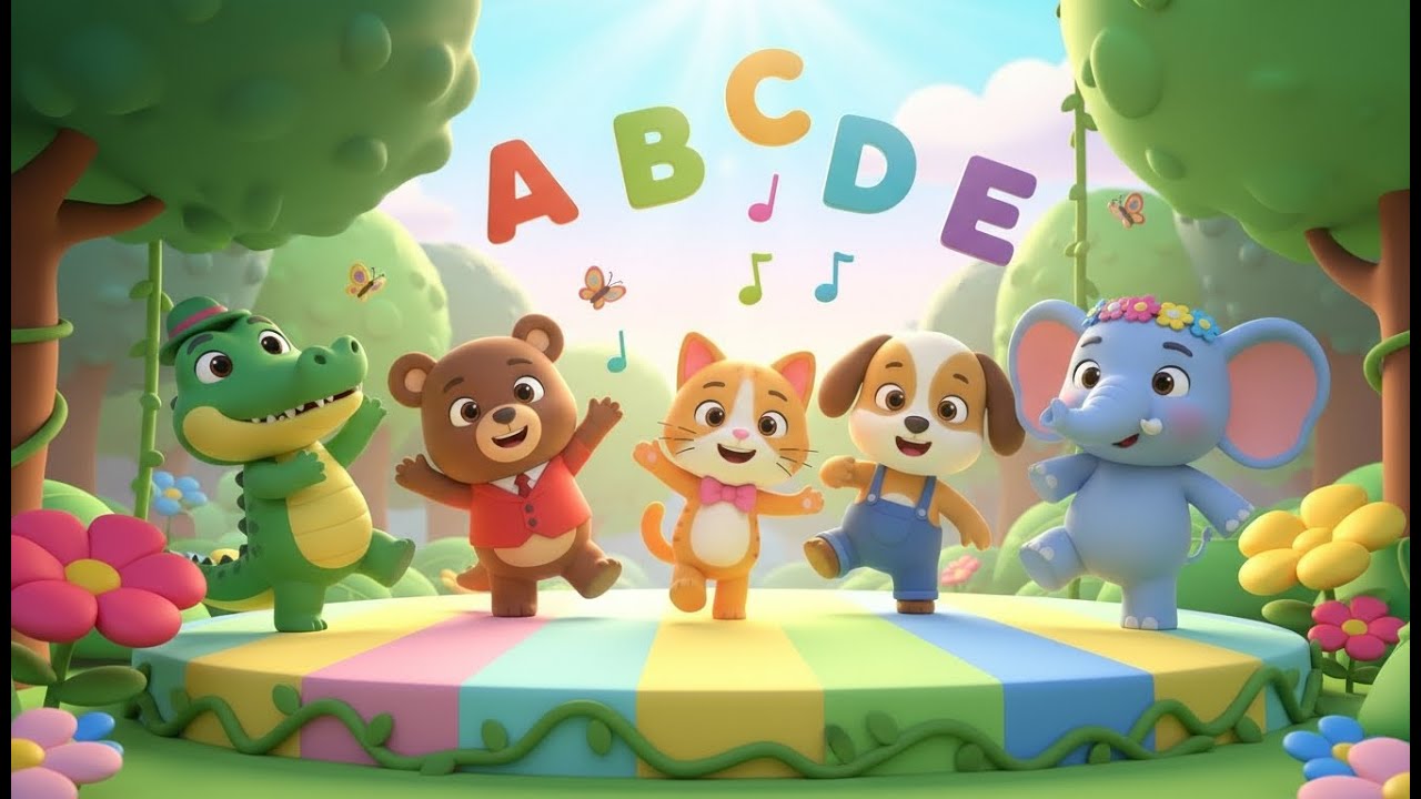 ABC Animals Song 🦁🐘 | Alphabet Song with Animals for Kids