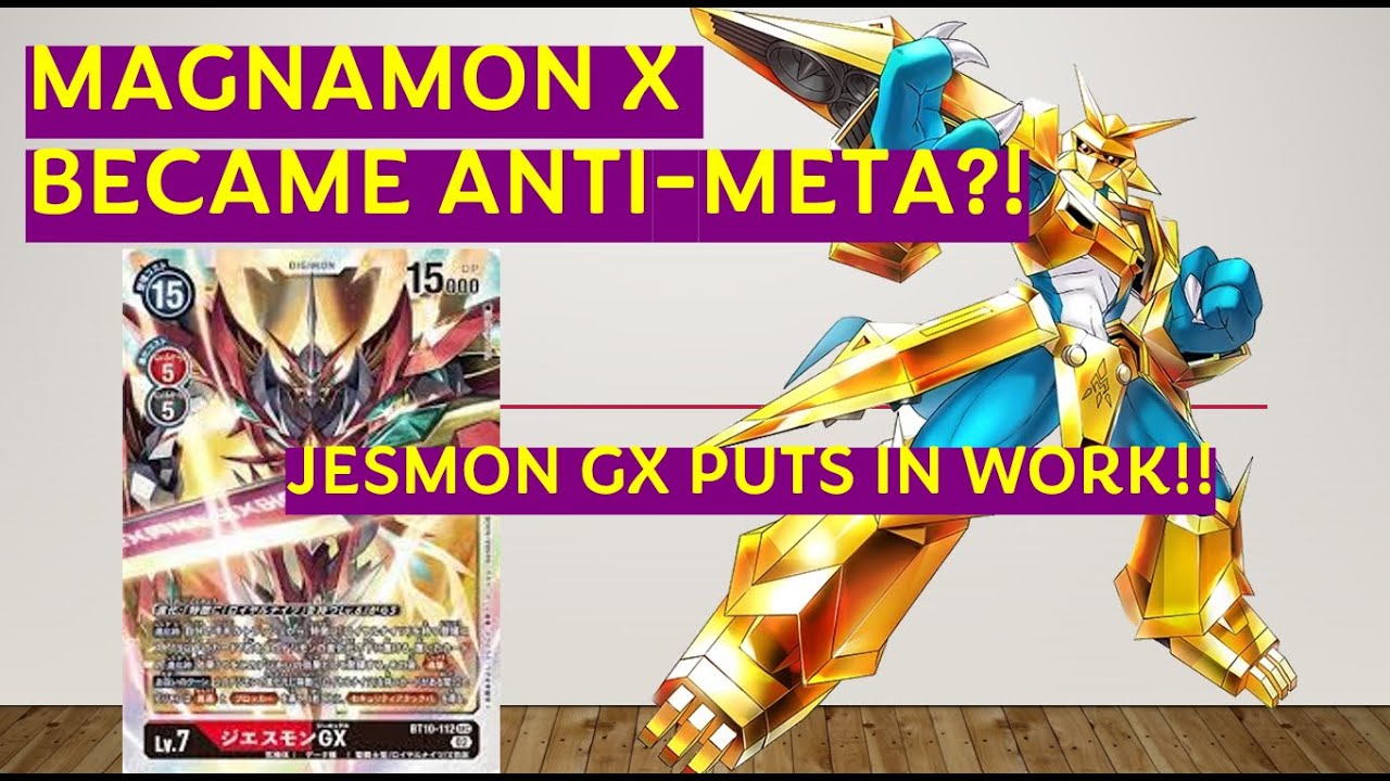 Slayer of Tier One Meta! Armor Rush?! Magnamon X + Jesmon GX Makes a Huge ANTI-META Threat in BT10!