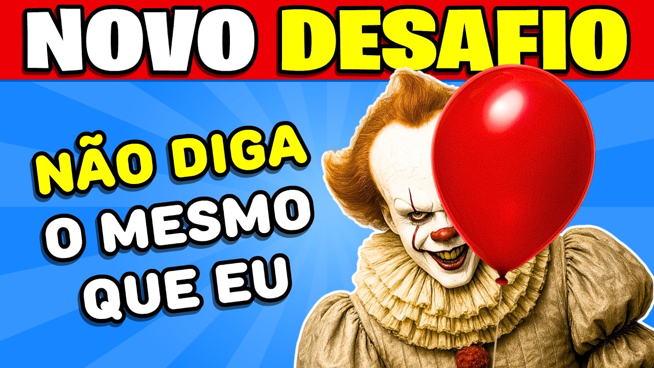 🤐 NÃO DIGA O MESMO QUE EU ❌ MEGA DESAFIO #quiz 