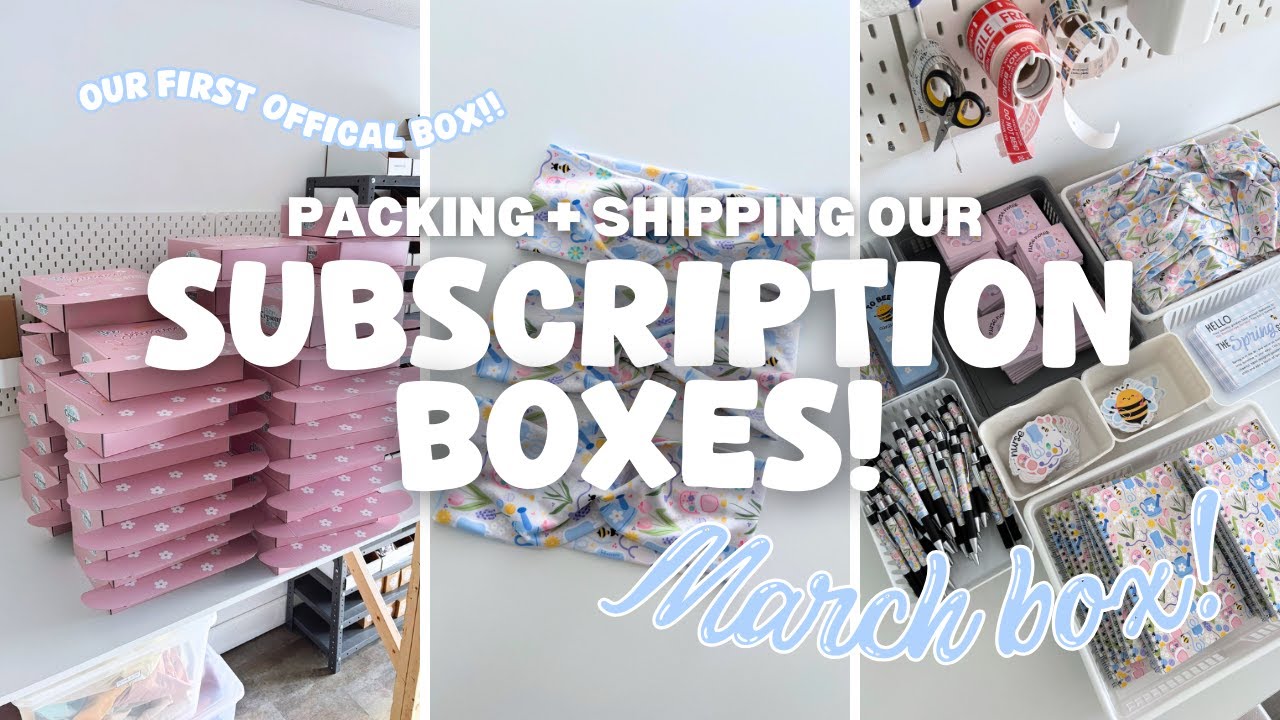 LAUNCH VLOG #2: Shipping our March Nurse Subscription Boxes!