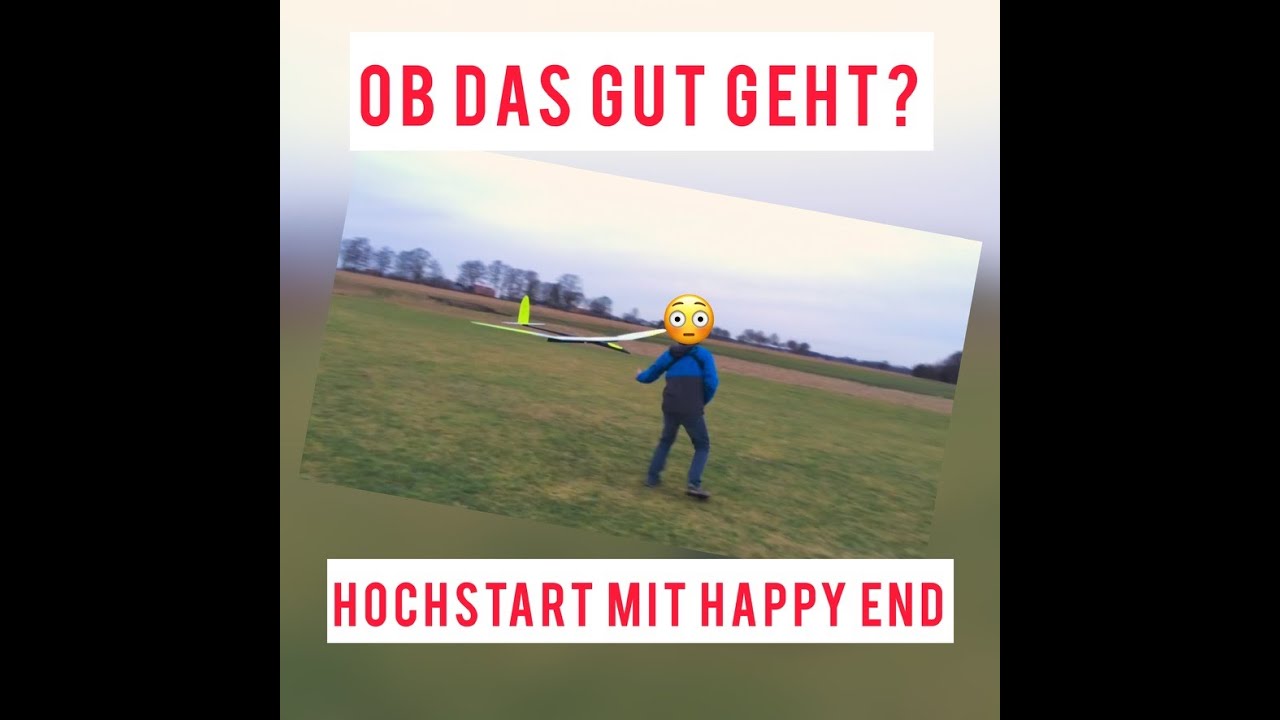 Gummistart und Hangflug mit dem Xplorer 3 F3J