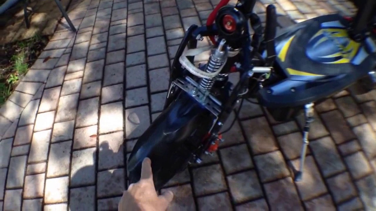 Stand up Scooter Hybrid Electric/Gas;  