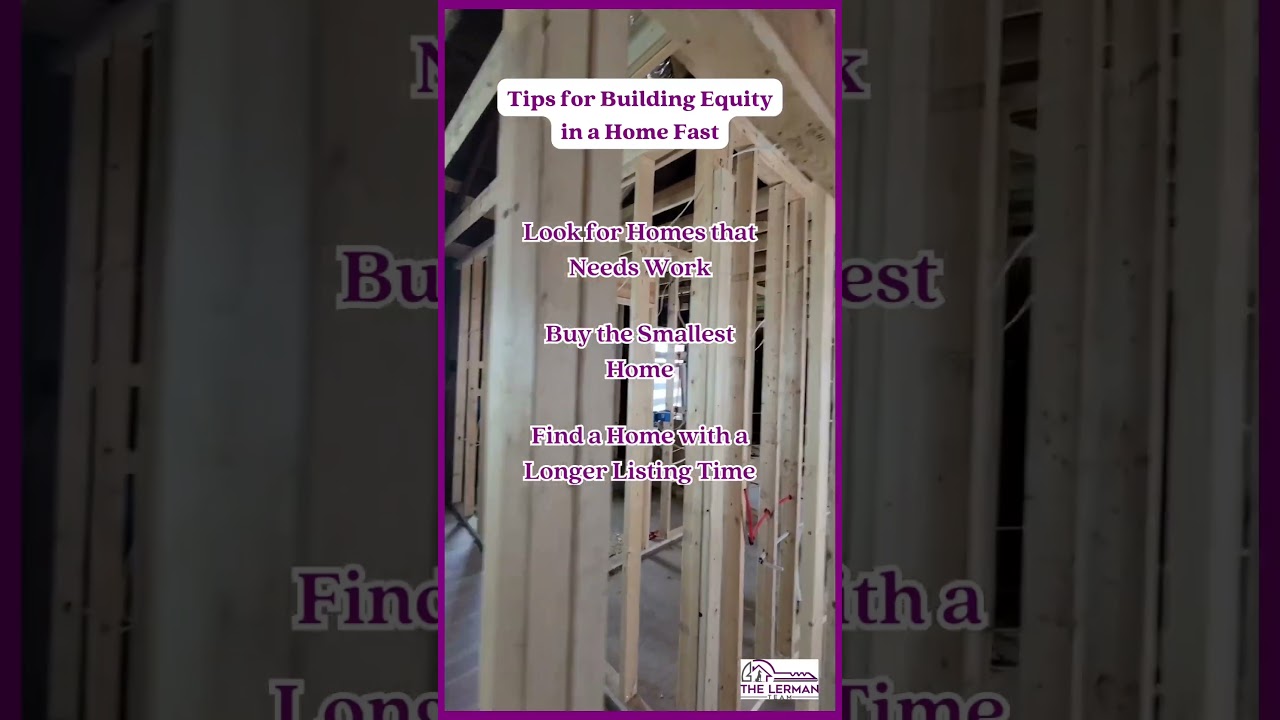 Tips for Building Equity in a Home Fast 🏗️🏠 #shorts