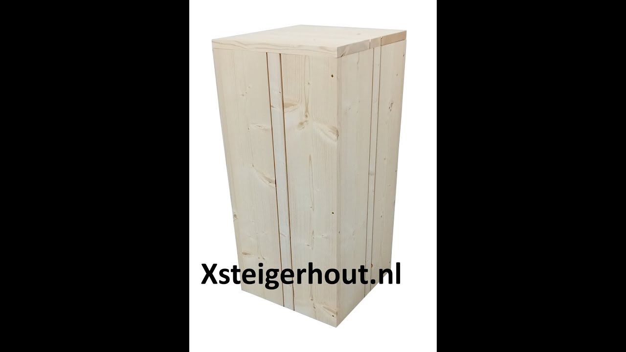 Sokkel maken steigerhout