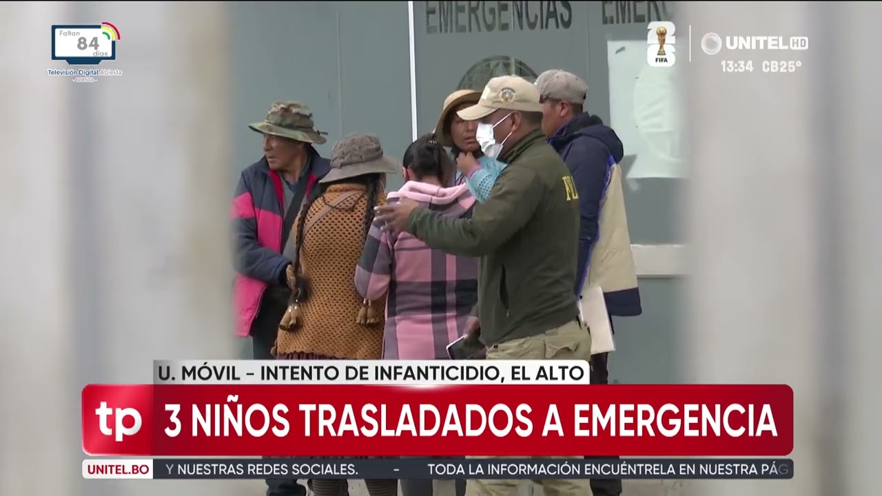 ​Trasladan de emergencia a tres niños y se busca a su madre por sospecha de intento de infanticidio