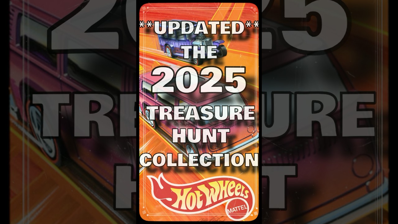 **UPDATED** The 2025 Hot Wheels Treasure Hunt Collection!!