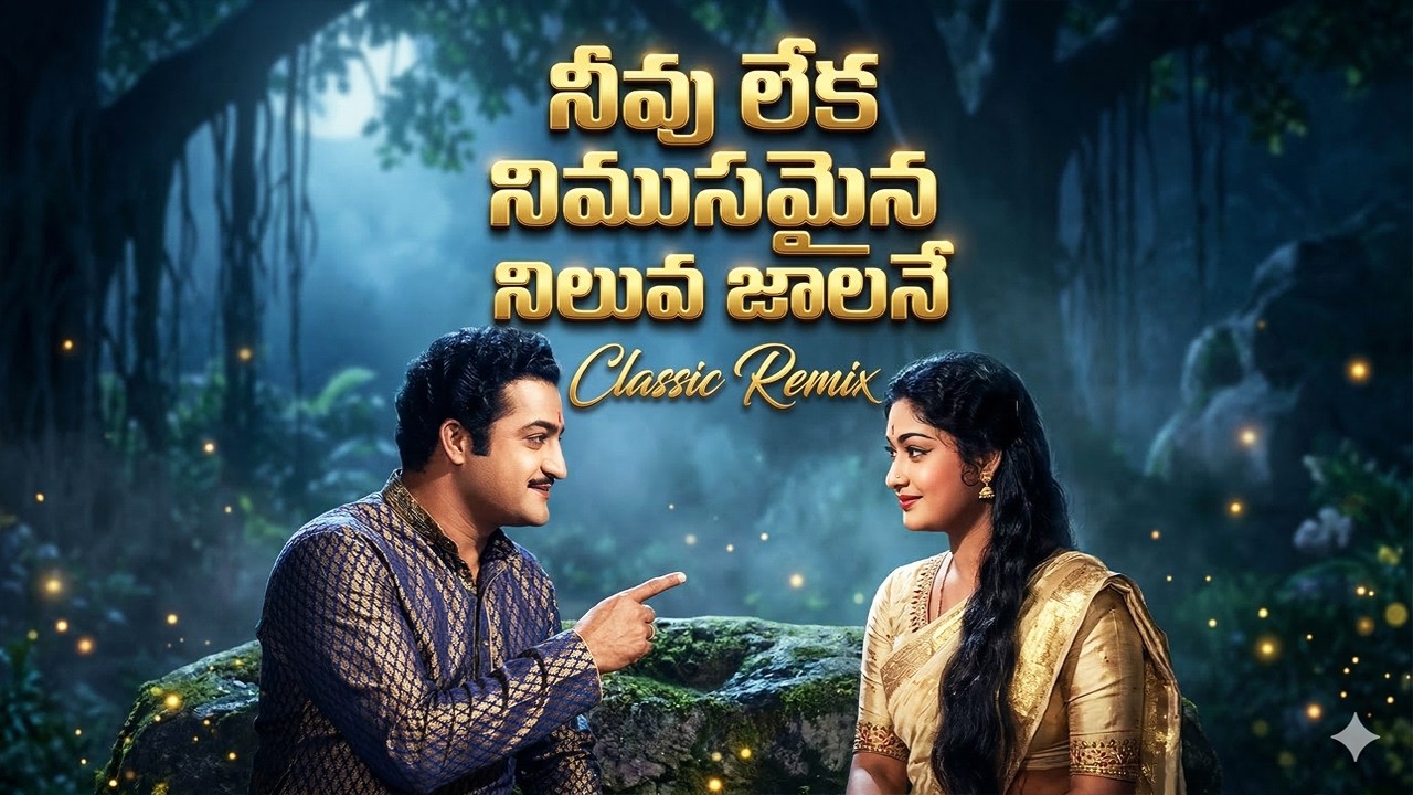 నీవు లేక నిముసమైన Neevu Leka Nimusamaina Niluva Jaalane Remix | Classic Telugu Love Song Retro Remix