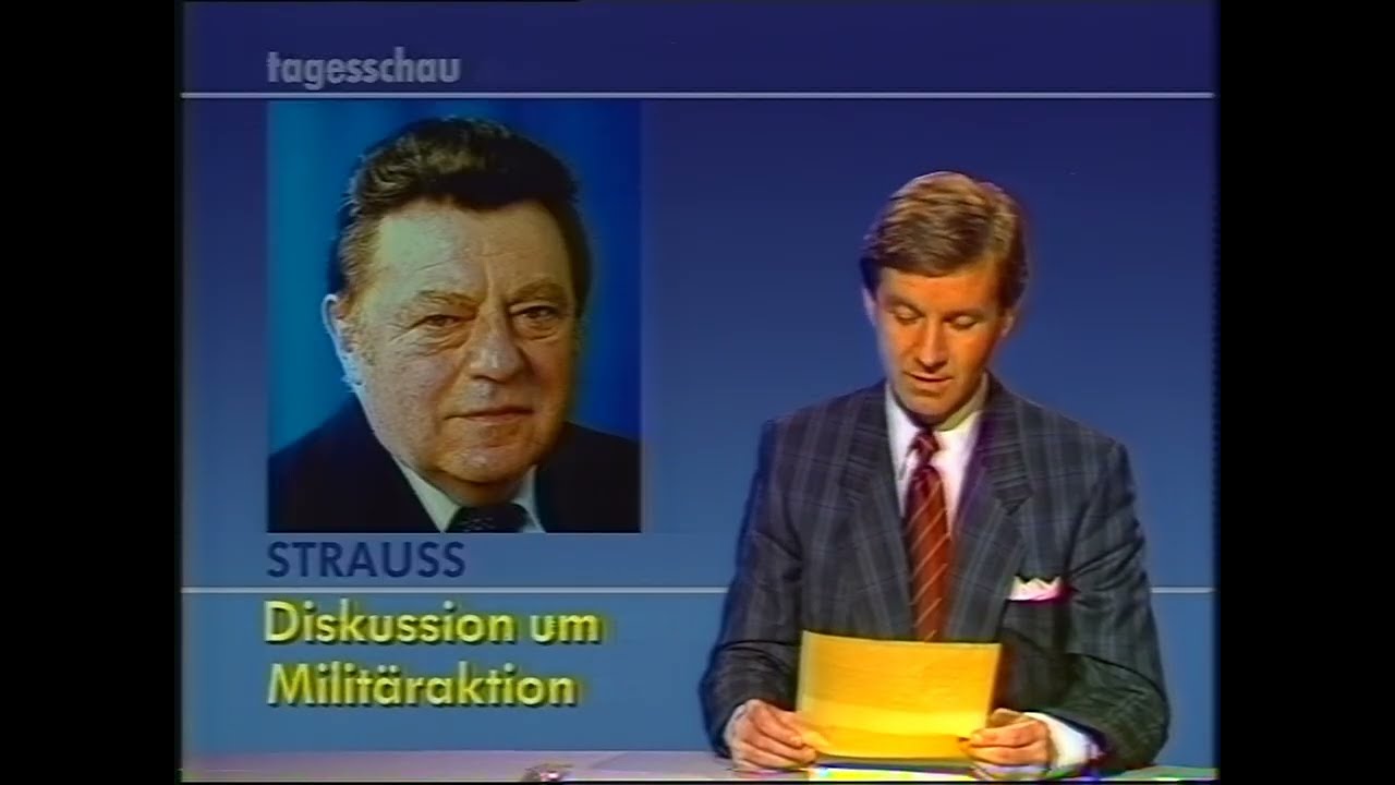ARD - Tagesschau, Nachtgedanken, Sendeschluss - vom 20.04.1986