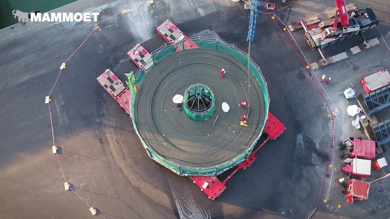 Subsea cable spooling using SPMTs - Let's go round and round.
