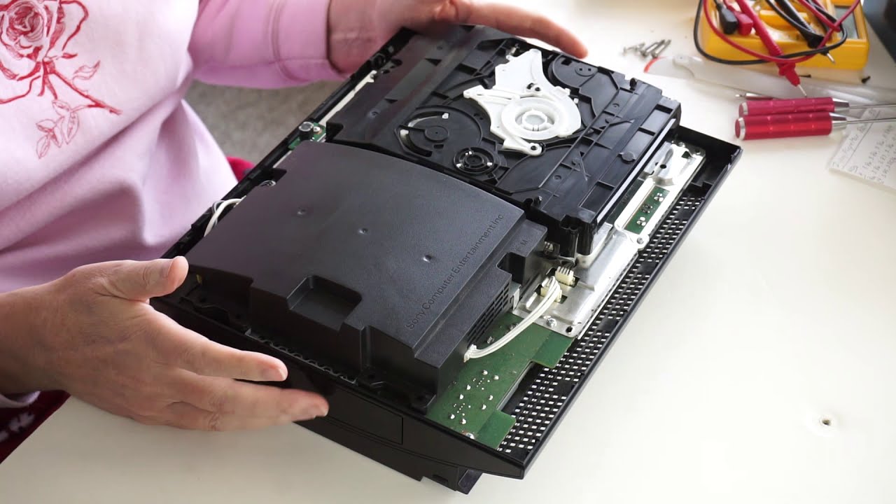 PS3 Phat Disc Loading Repair (Part 2: Repair/Reassembly)