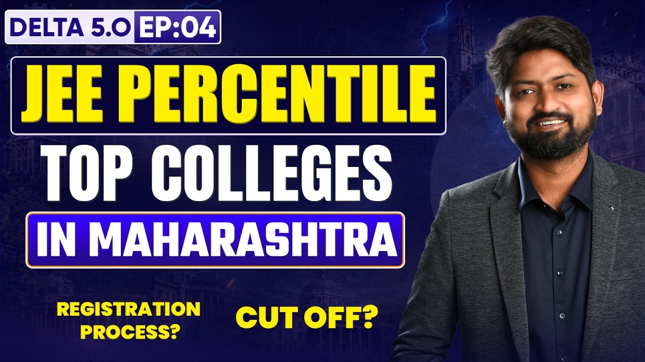 JEE Mains Percentile से Admission | Best Engineering Colleges in Maharashtra 2026 | Ep.04