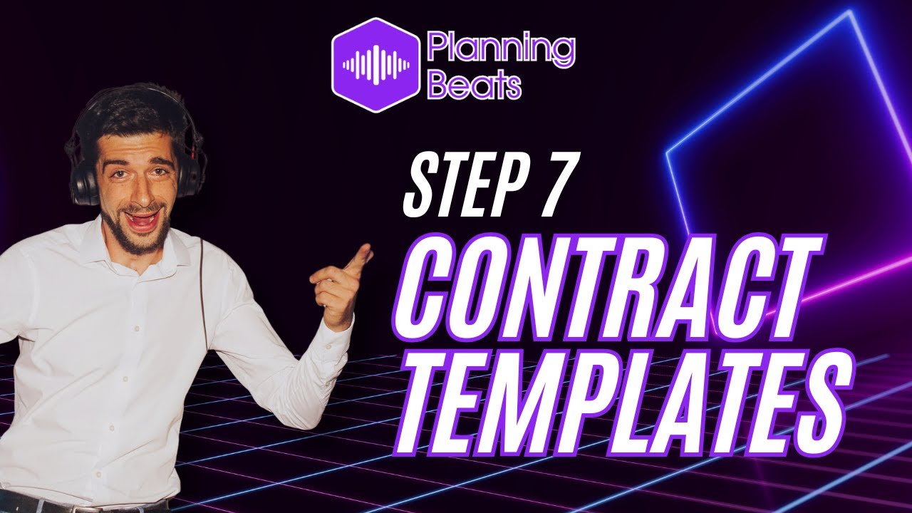 How to Create and Manage Contract Templates as a DJ &mdash; With Planning Beats