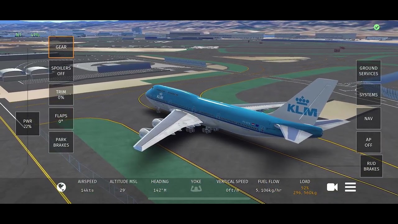 Infinite flight 747-400 KLM