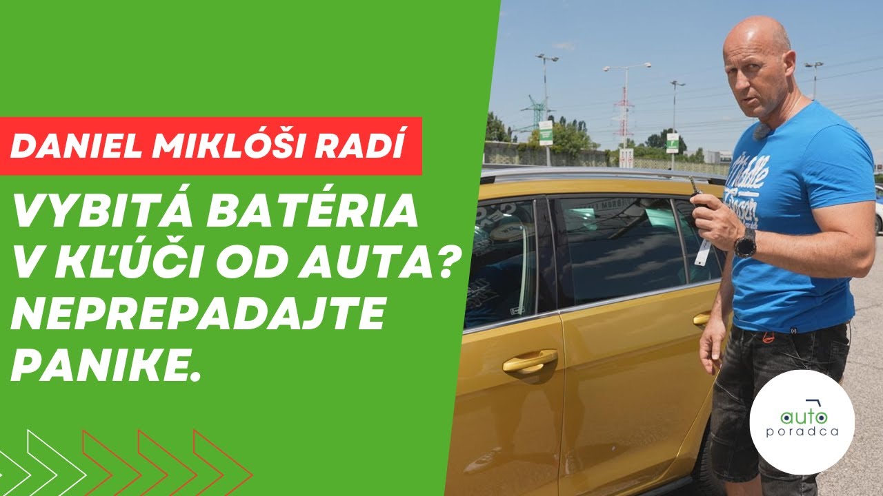 12. #motovlog  Vybitá batéria v kľúči od auta? Neprepadajte panike | Daniel Miklóši radí