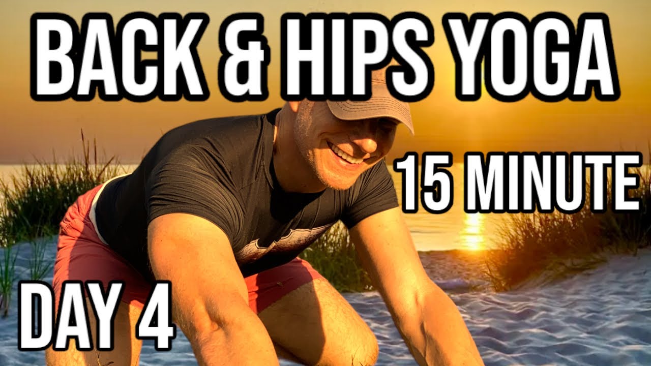 15 Min Yoga Stretch for Hip & Low Back Pain - 5 Day Yoga Challenge