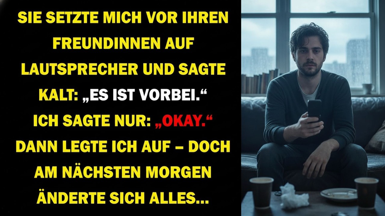 🔥Sie machte per Lautsprecher Schluss – mein ruhiges „Okay“ veränderte ihr Leben für immer🔥