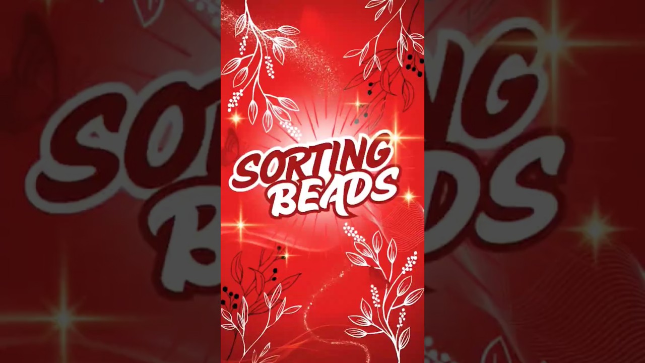 Sorting Beads Par 34| #beads #manikmanik #sortingbeads #diybeads #shorts #shortvideo