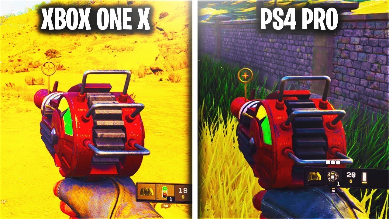 BLACKOUT Xbox One X vs BLACKOUT PS4 Pro (WHAT'S BETTER?) - BLACKOUT Xbox One/PS4 Gameplay Comparison