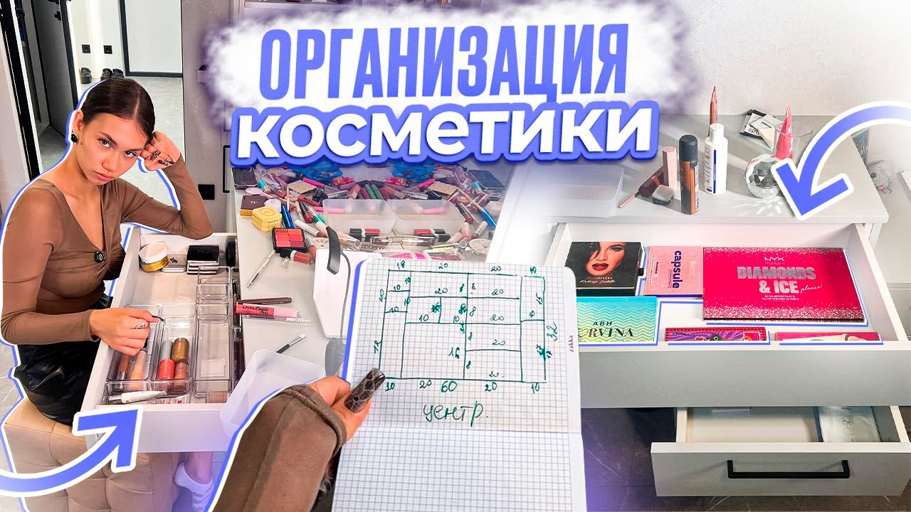 ОРГАНИЗАЦИЯ КОСМЕТИКИ в НОВОМ Туалетном СТОЛИКЕ 💋💄