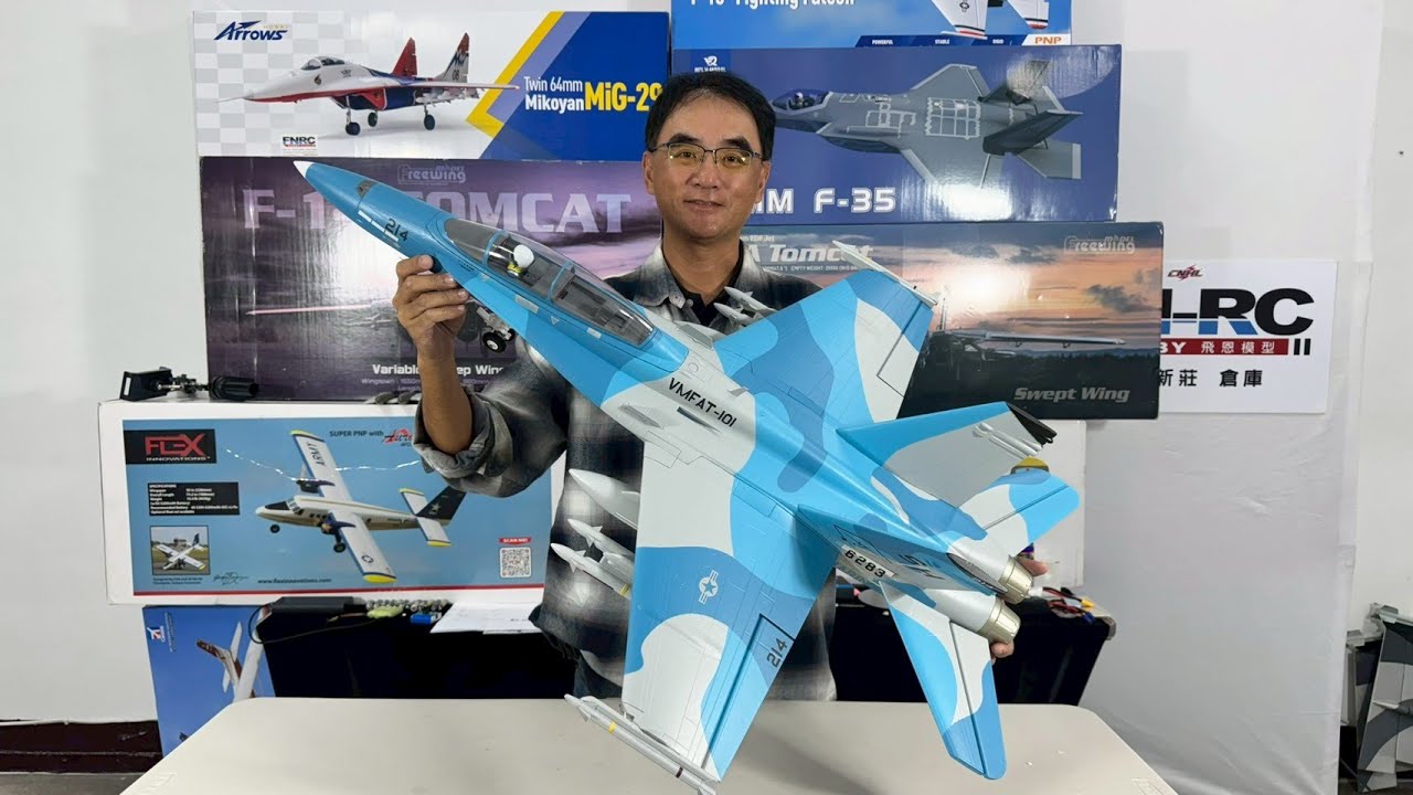 飛友代標 二手品 FMS 64mm F-18 大黃蜂 HORNET 4S PNP / 0元起標 請飛恩FB二手拍賣區中下標