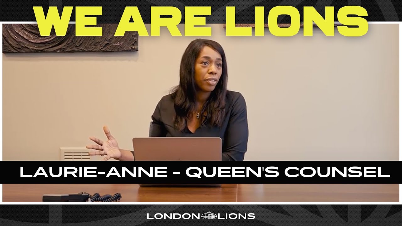 WE ARE LIONS - EP4 | Laurie-Anne - Queen&rsquo;s Counsel | London Lions Basketball UK