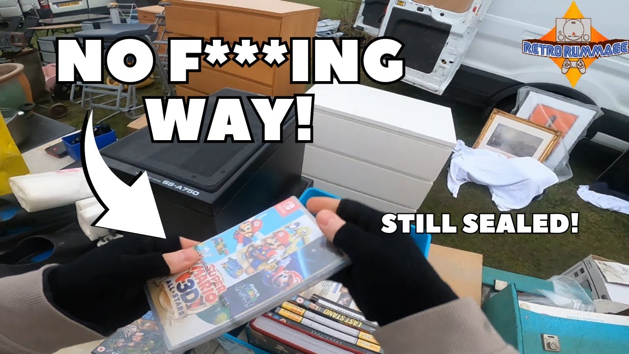 No WAY!! Video Game Hunting @ My Local Car Boot Sale!