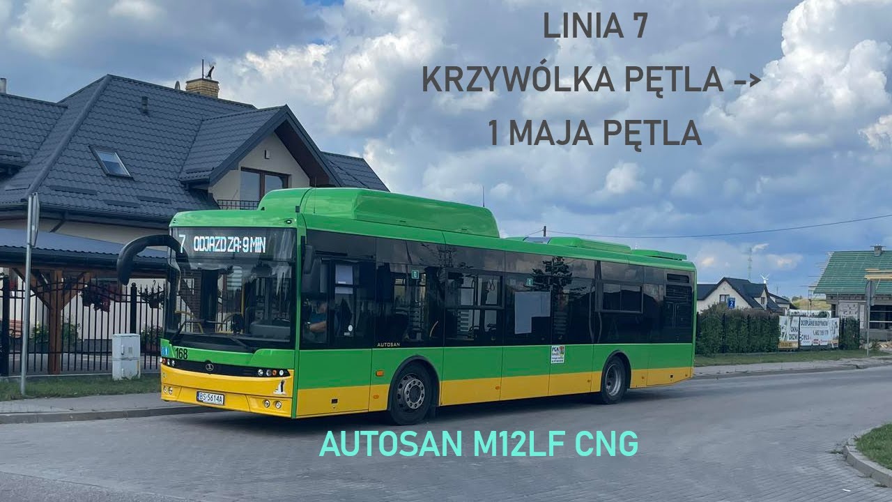 Suwałki - Linia 7 Krzywólka pętla -) 1 Maja pętla