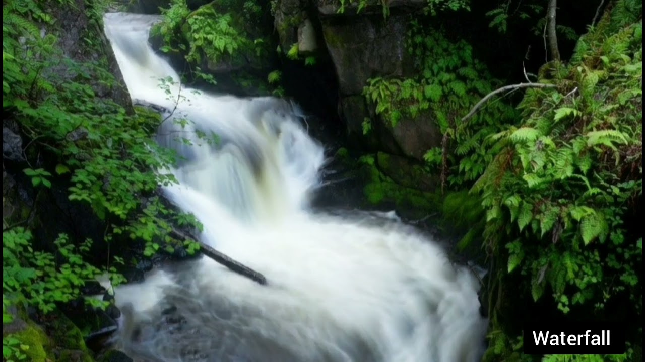 Episode 23: Amazing_ Waterfall scenery with soothing music at bedtime.🛌😴💤