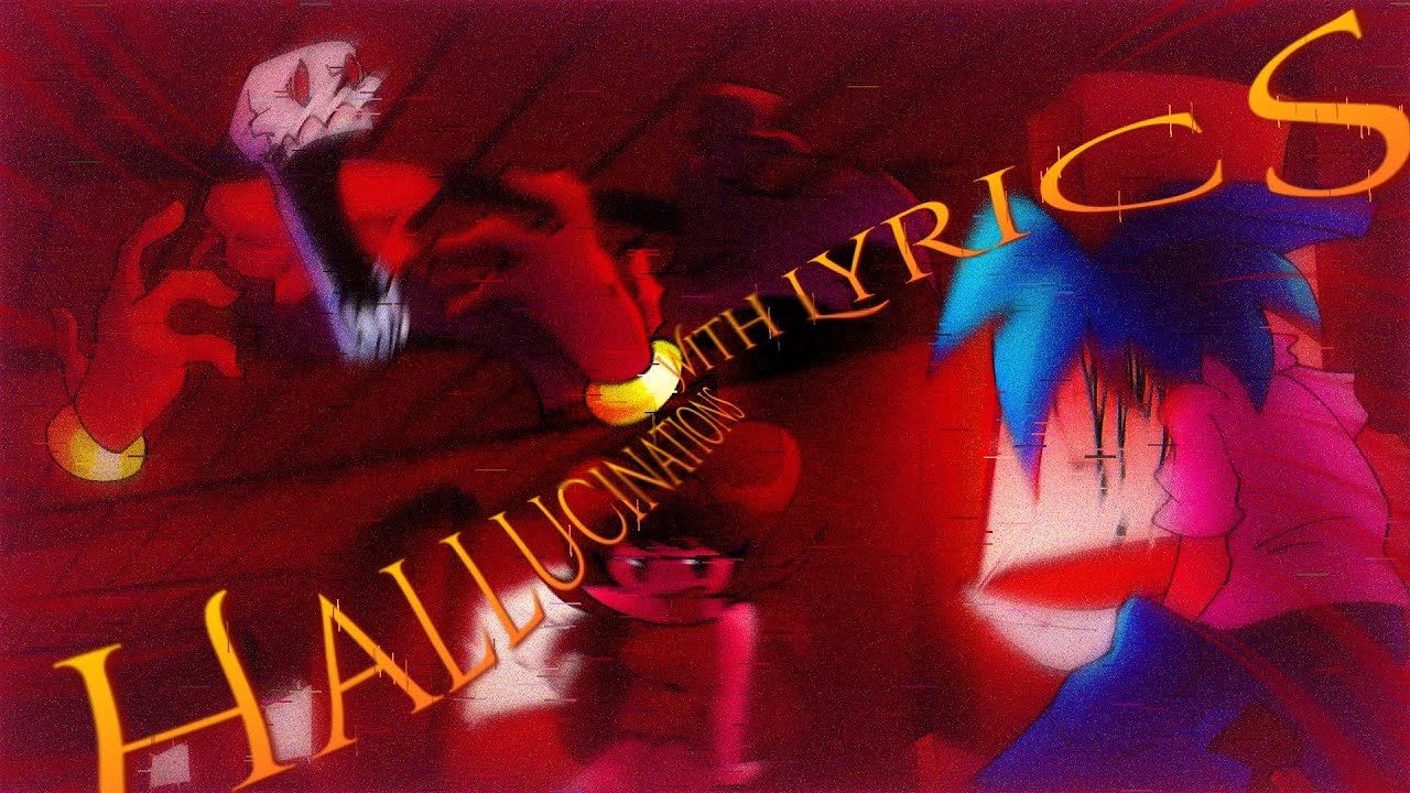 Hallucinations WITH LYRICS|FNF Vs Dusttale |FNF Lyrical Cover | Ft. ​@XanaduCross