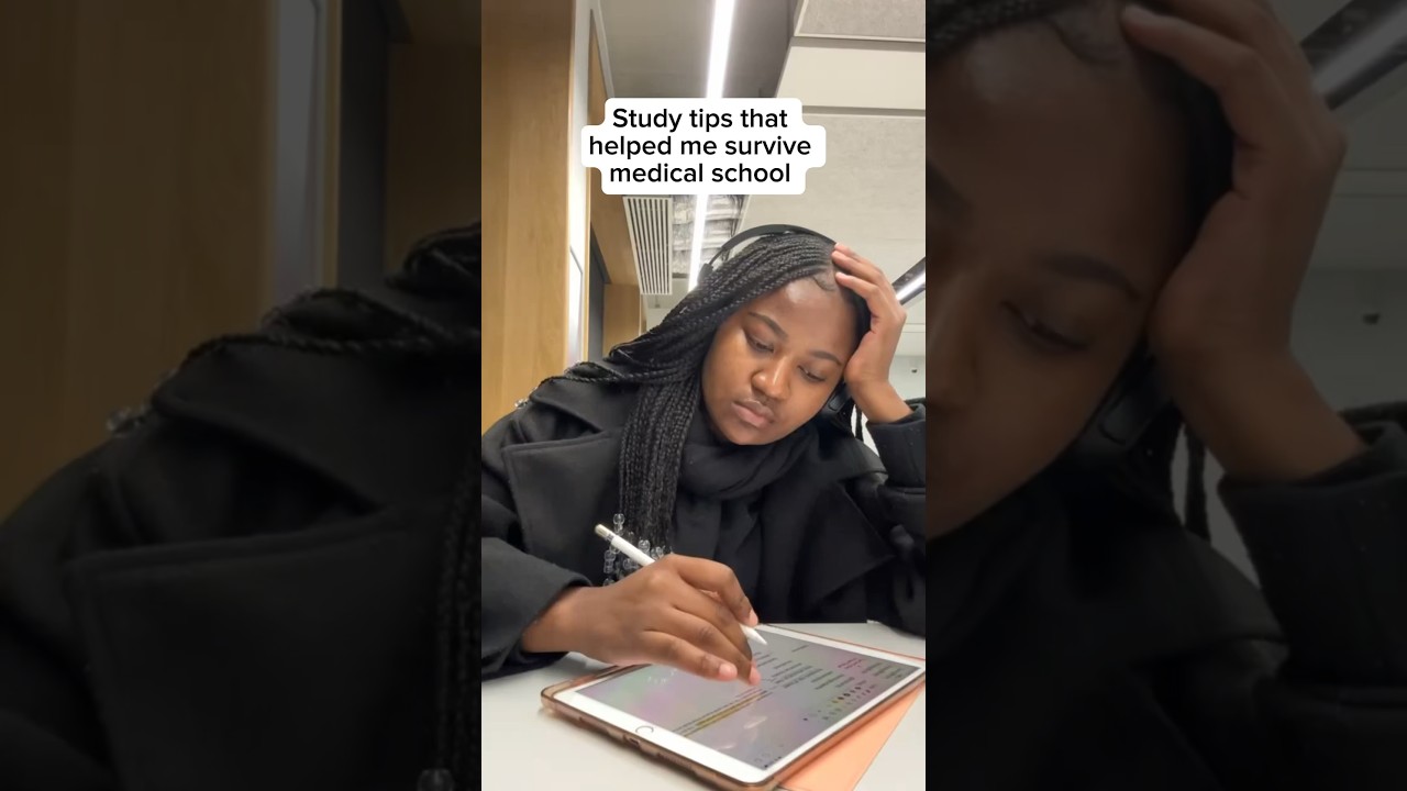 Study Tips from a medical student that survived medical school📚✨