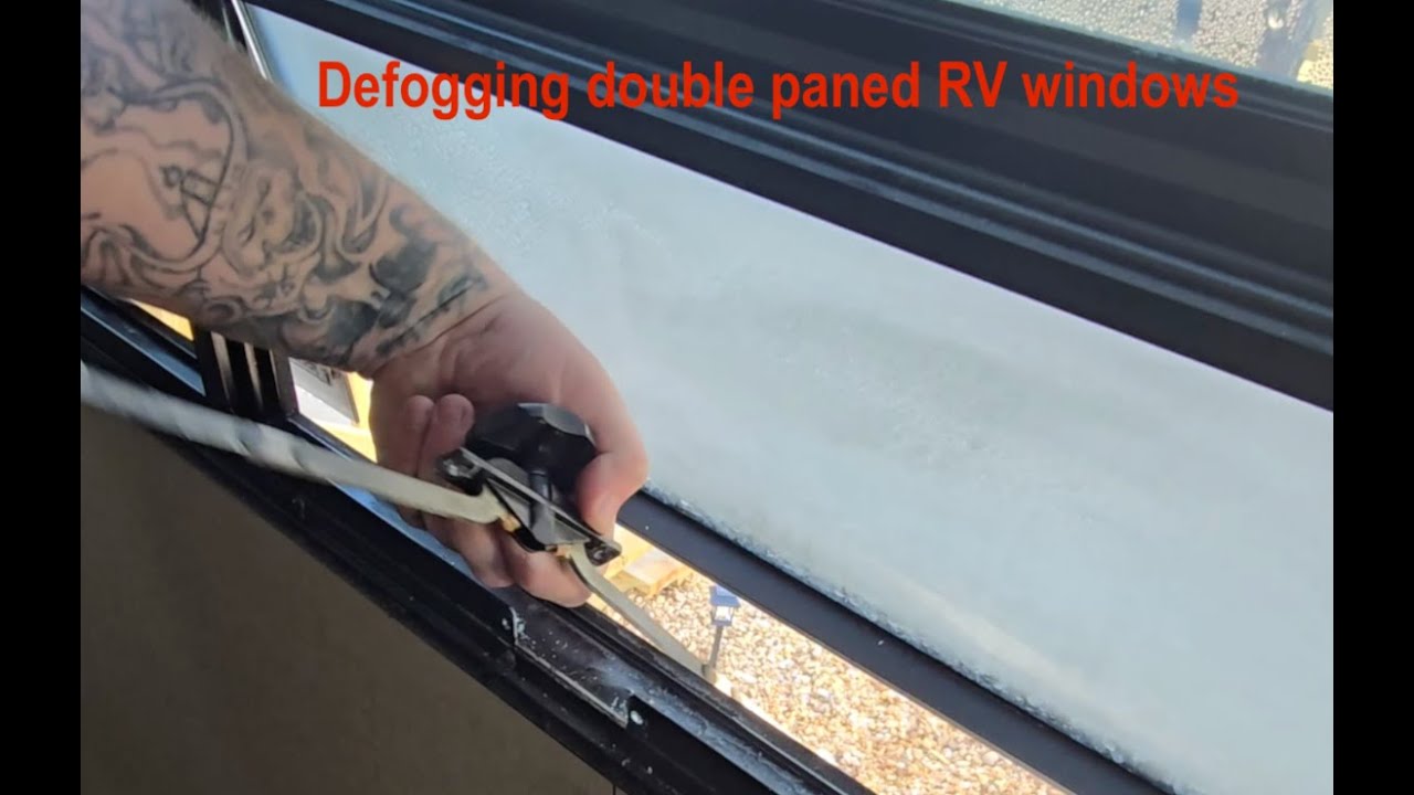 Window Repair -- Defogging double paned RV windows