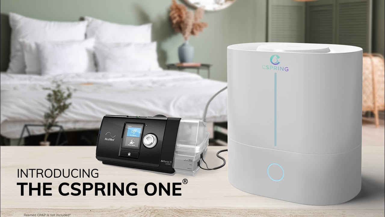 The CSpring One®️ automatic CPAP water chamber replenishing system.