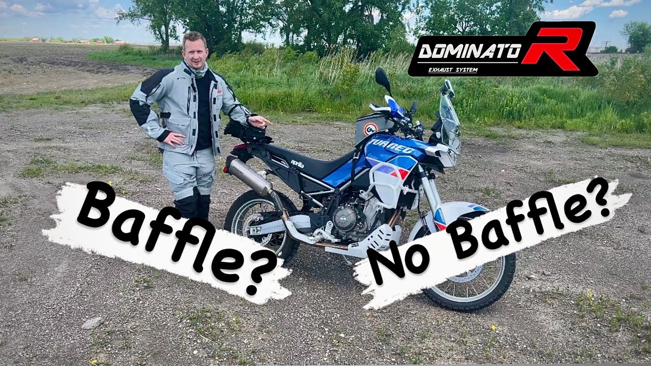 Dominator HP6 Comparison || Aprilia Tuareg Exhaust