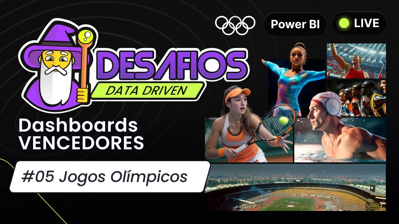 [Power BI] Resultado Desafio Data Driven #05: Jogos Olímpicos