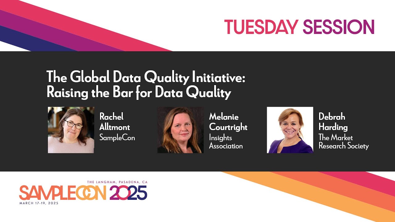 SampleCon 2025 | The Global Data Quality Initiative: Raising the Bar for Data Quality