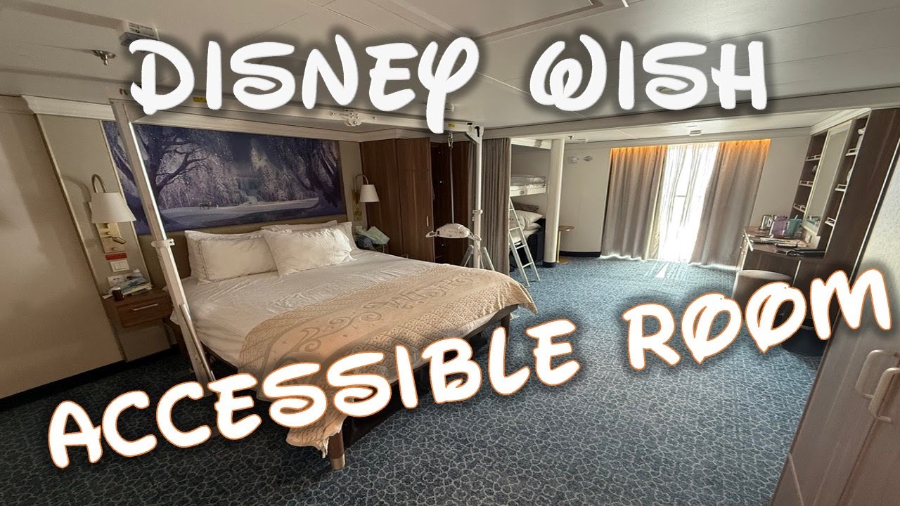 Disney Wish Room Tour: Wheelchair-Accessible Ocean View Verandah! 🌊♿