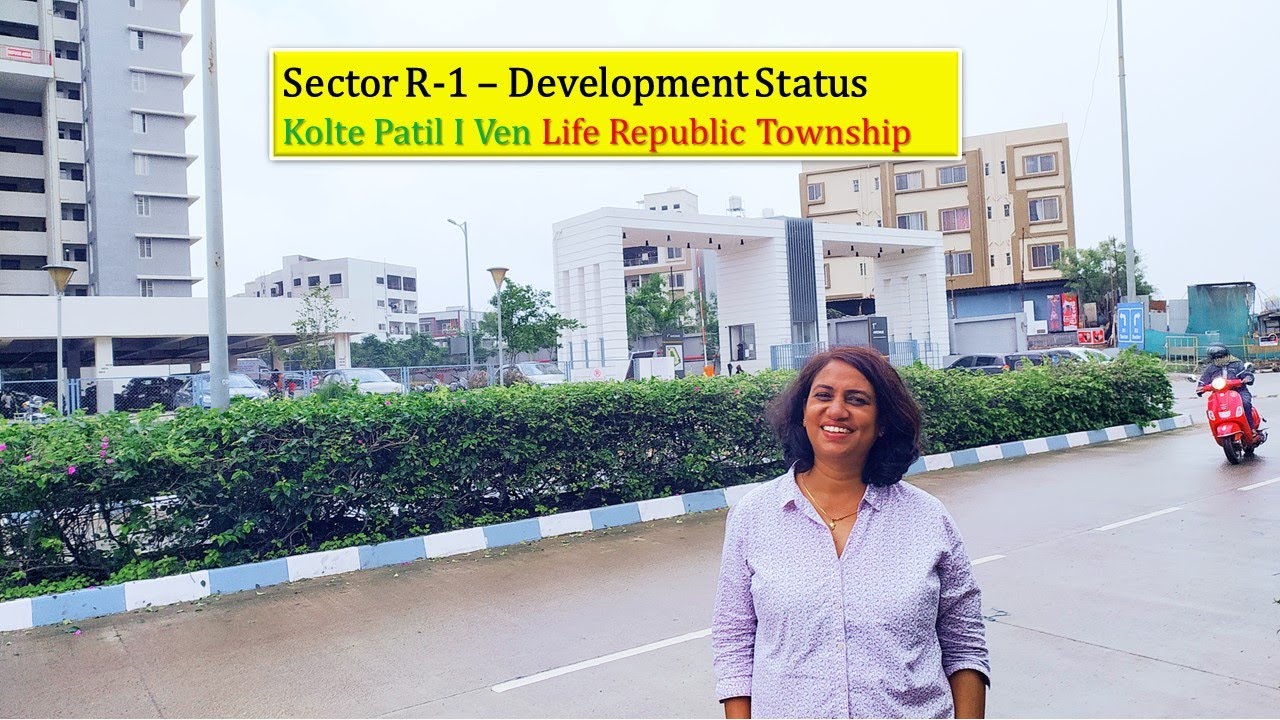 Sector R1 - Life Republic Township | B, C, D, E, F Buildings' Development Status | I Ven | Marunji