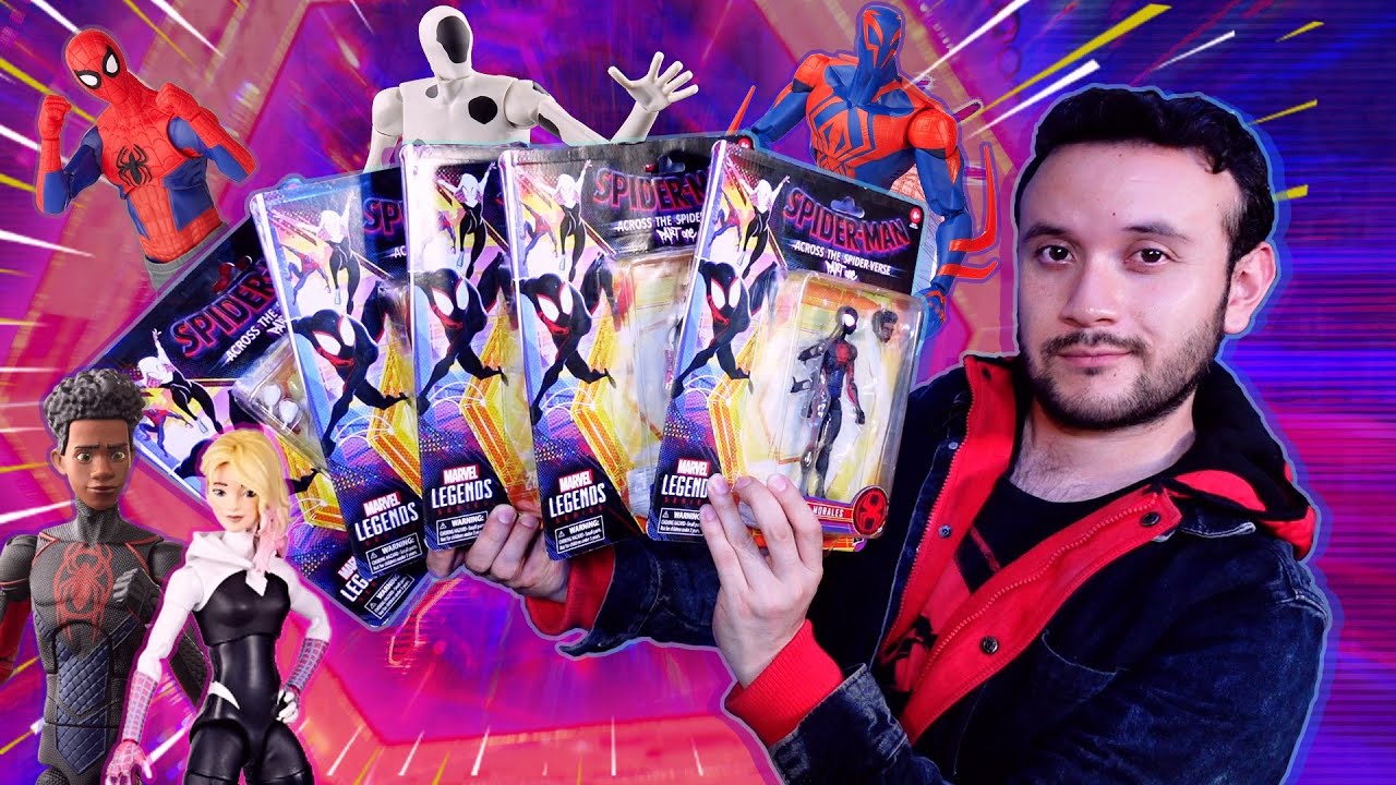 MI COLECCIÓN DE SPIDER MAN: ACROSS THE SPIDER VERSE DE MARVEL LEGENDS / Geezuz González