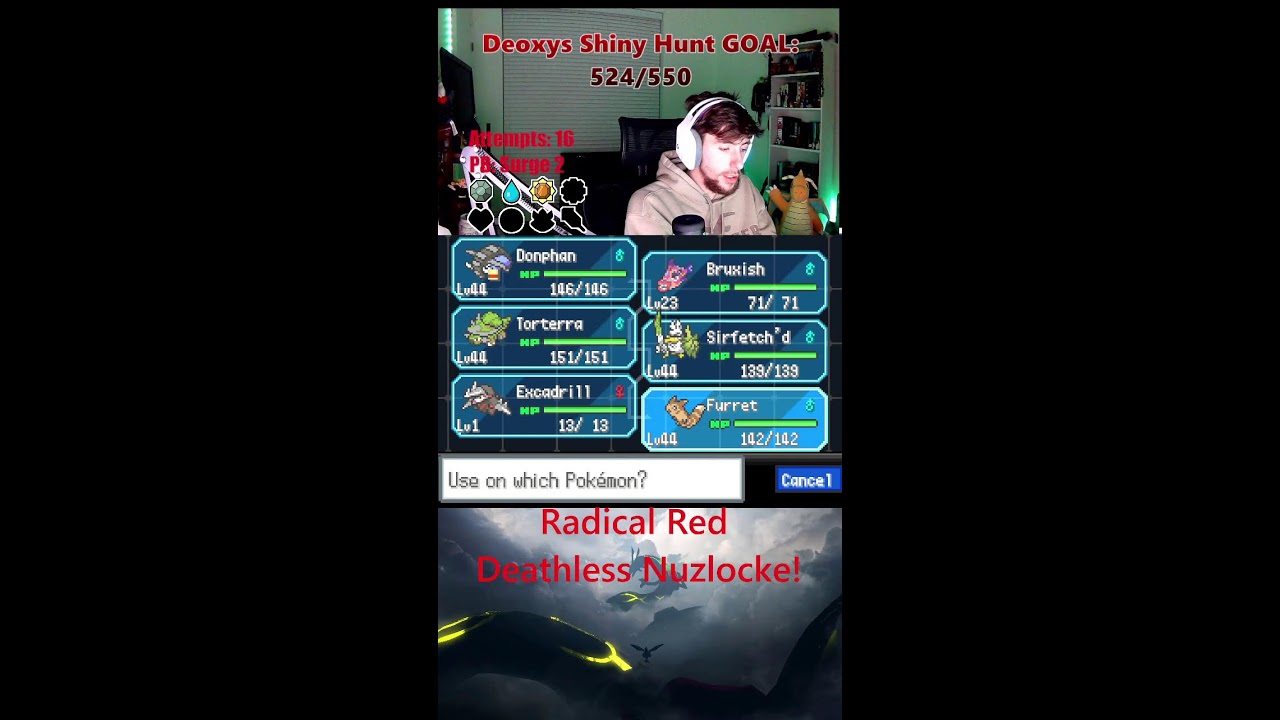 Pokemon Radical Red Deathless Nuzlocke For ShadyPenguinn