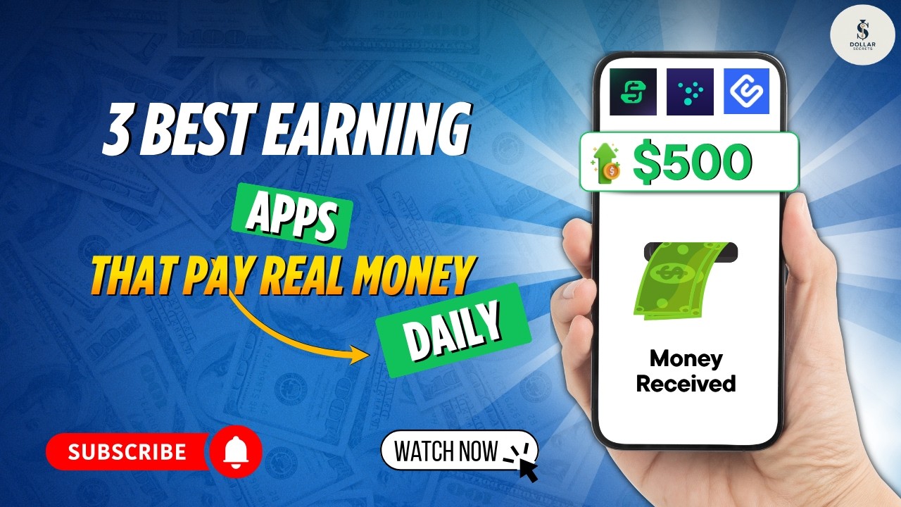 3 Best Earning Apps That Pay Real Money (Tested) 📱💰