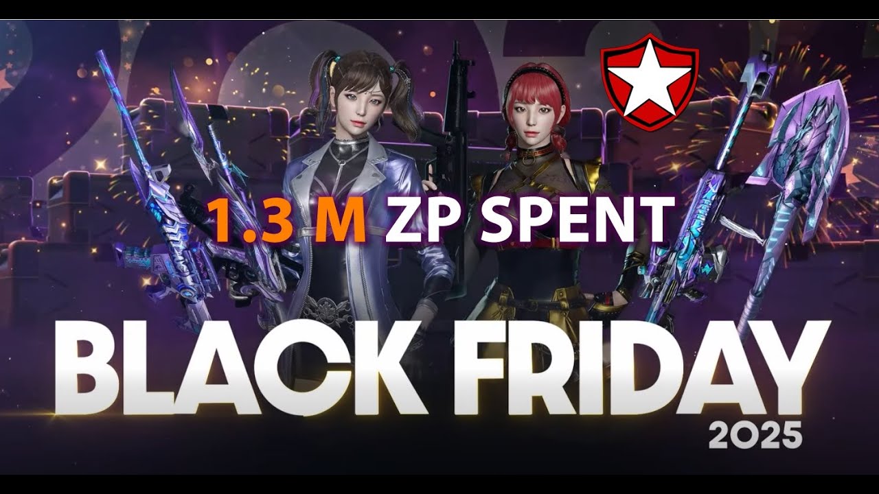 CrossFire West Black Friday 2025 1.3 M ZP spending made by HunT&uuml;rks