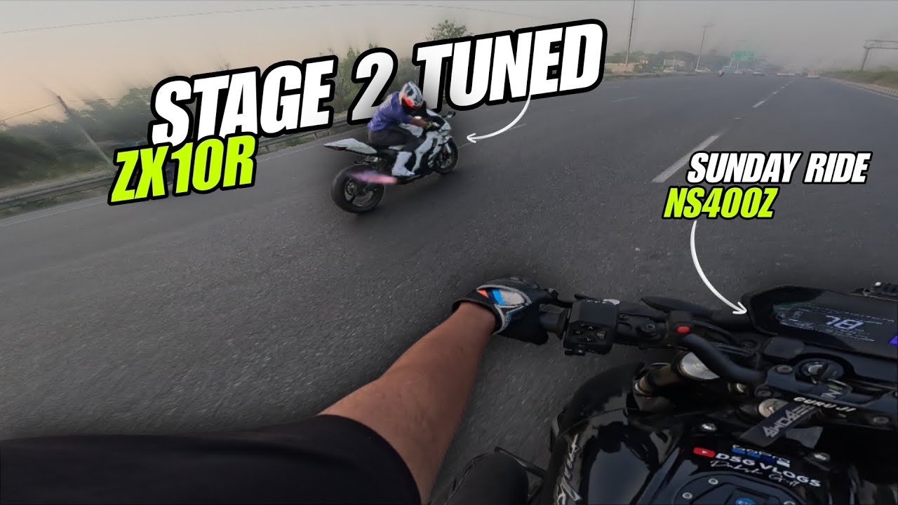 ZX10R STAGE 2 &mdash; ТЮНИНГ 🤯 | ВОСКРЕСНАЯ ПОЕЗДКА НА NS400Z | @DSGVLOGS007